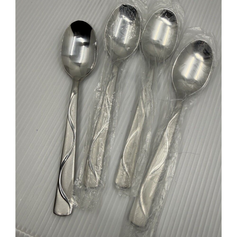 4 Cambridge Conquest 18/10 Stainless Teaspoons Replacements New